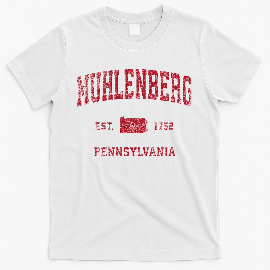 Muhlenberg Pennsylvania Pa Vintage Red T-Shirt