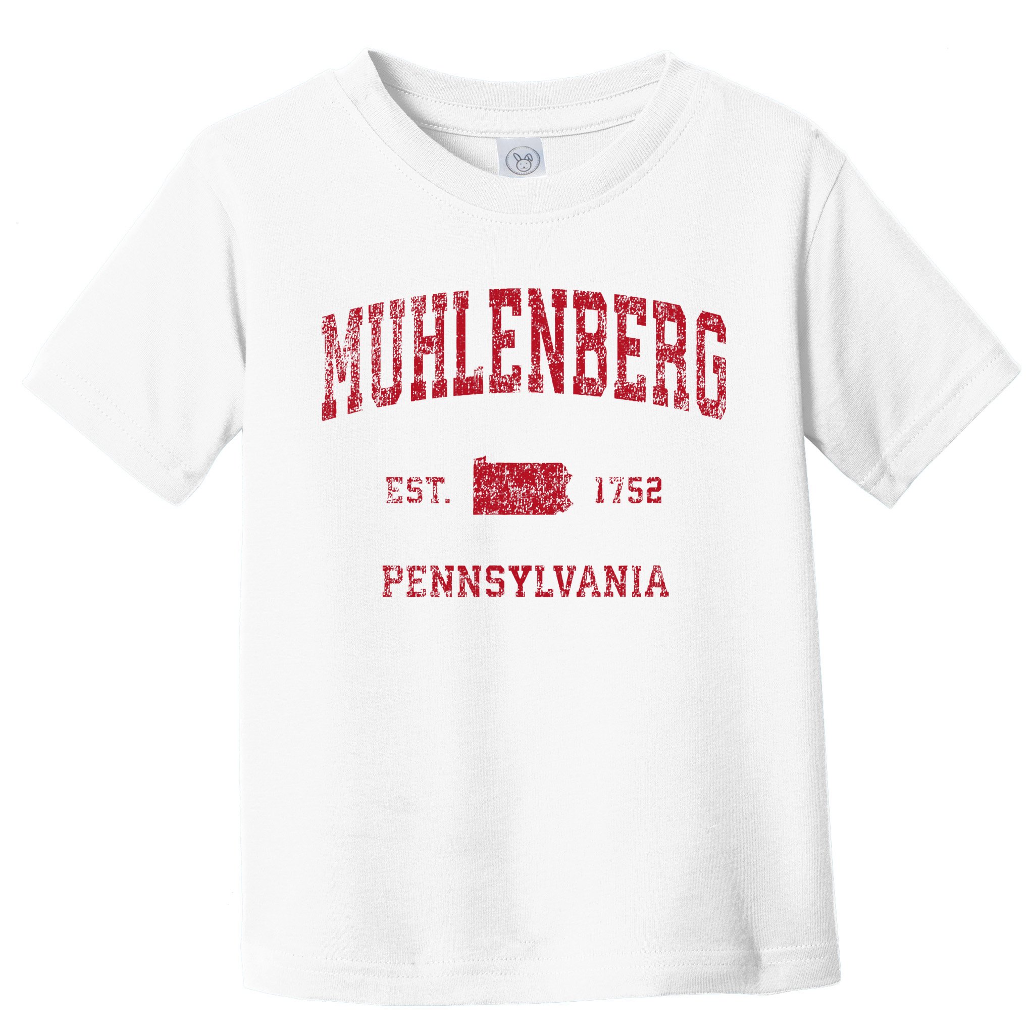 Muhlenberg Pennsylvania Pa Vintage Red Toddler T-Shirt