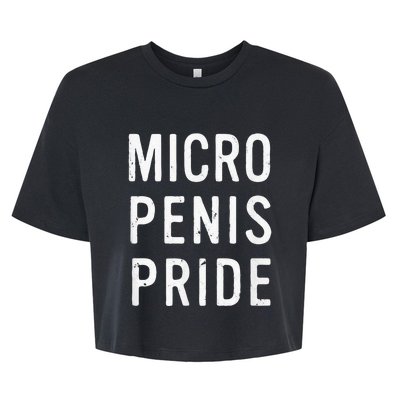 Micro Penis Pride Funny LGBT Pride Month Bella+Canvas Jersey Crop Tee