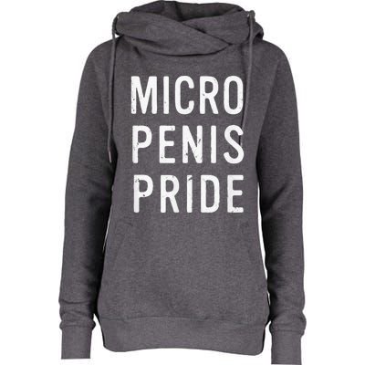 Micro Penis Pride Funny LGBT Pride Month Womens Funnel Neck Pullover Hood