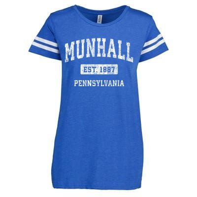 Munhall Pennsylvania Pa Vintage Sports Enza Ladies Jersey Football T-Shirt