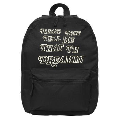 Mayday Parade Please DonT Tell Me That IM Dreamin 16 in Basic Backpack