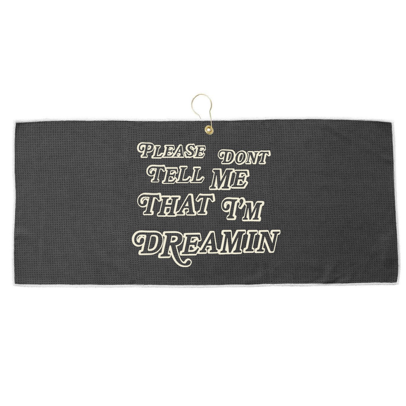 Mayday Parade Please DonT Tell Me That IM Dreamin Large Microfiber Waffle Golf Towel