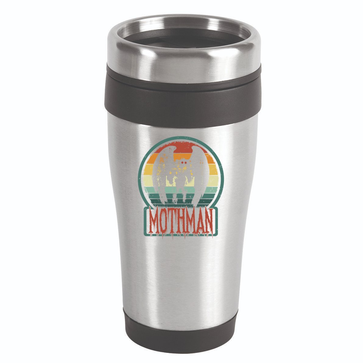 Moth Point Pleasant Retro Vintage Cryptid Cute Gift 16oz Travel Tumbler