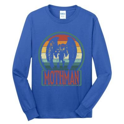 Moth Point Pleasant Retro Vintage Cryptid Cute Gift Tall Long Sleeve T-Shirt