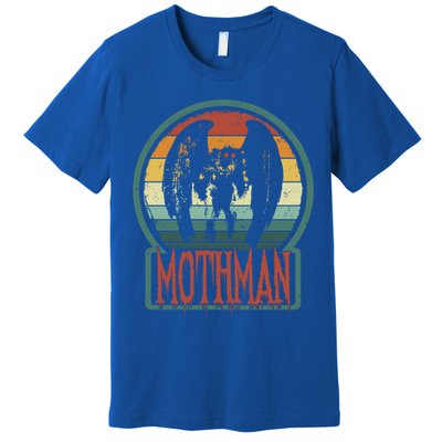 Moth Point Pleasant Retro Vintage Cryptid Cute Gift Premium T-Shirt