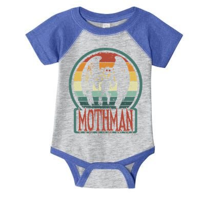 Moth Point Pleasant Retro Vintage Cryptid Cute Gift Infant Baby Jersey Bodysuit