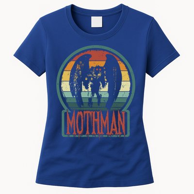 Moth Point Pleasant Retro Vintage Cryptid Cute Gift Womens T-Shirt