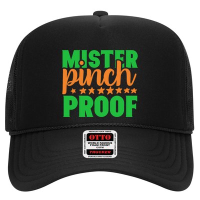 Mr Pinch Proof Funny St Patricks Day Lucky Green And Orange Great Gift Trucker Hat
