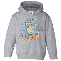 Marcus Pork Please Excuse My Poor Eye Contact IM Infected With Autism Toddler Hoodie