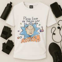 Marcus Pork Please Excuse My Poor Eye Contact IM Infected With Autism Performance Shirt