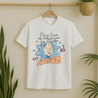 Marcus Pork Please Excuse My Poor Eye Contact IM Infected With Autism T-Shirt