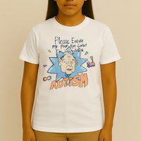 Marcus Pork Please Excuse My Poor Eye Contact IM Infected With Autism T-Shirt