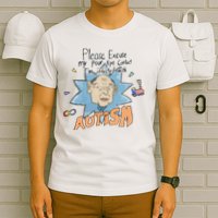 Marcus Pork Please Excuse My Poor Eye Contact IM Infected With Autism T-Shirt