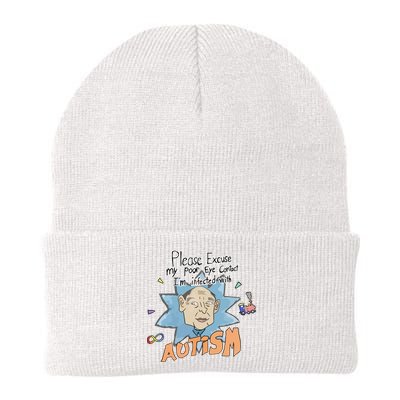 Marcus Pork Please Excuse My Poor Eye Contact IM Infected With Autism Beanie