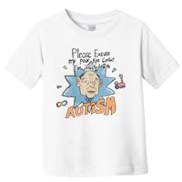Marcus Pork Please Excuse My Poor Eye Contact IM Infected With Autism Toddler T-Shirt