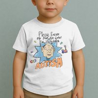 Marcus Pork Please Excuse My Poor Eye Contact IM Infected With Autism Toddler T-Shirt