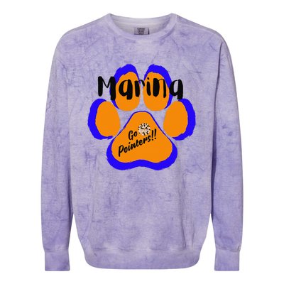 Marina Pointer Pride Spirit Day Colorblast Crewneck Sweatshirt