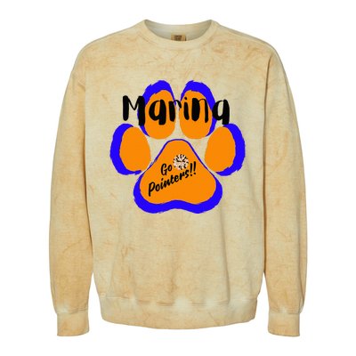 Marina Pointer Pride Spirit Day Colorblast Crewneck Sweatshirt