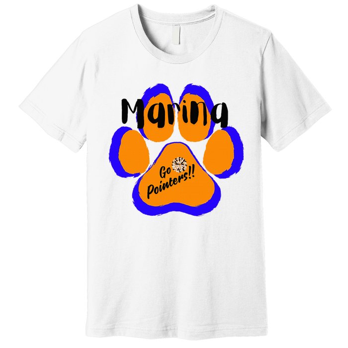 Marina Pointer Pride Spirit Day Premium T-Shirt