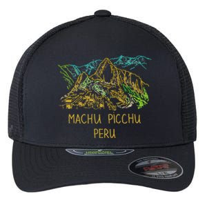 Machu Picchu Peru Flexfit Unipanel Trucker Cap