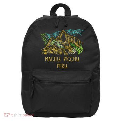 Machu Picchu Peru 16 in Basic Backpack