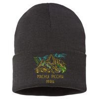 Machu Picchu Peru Sustainable Knit Beanie