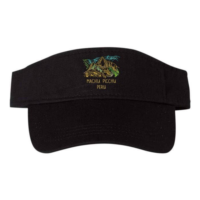 Machu Picchu Peru Valucap Bio-Washed Visor