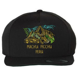 Machu Picchu Peru Wool Snapback Cap