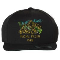 Machu Picchu Peru Wool Snapback Cap