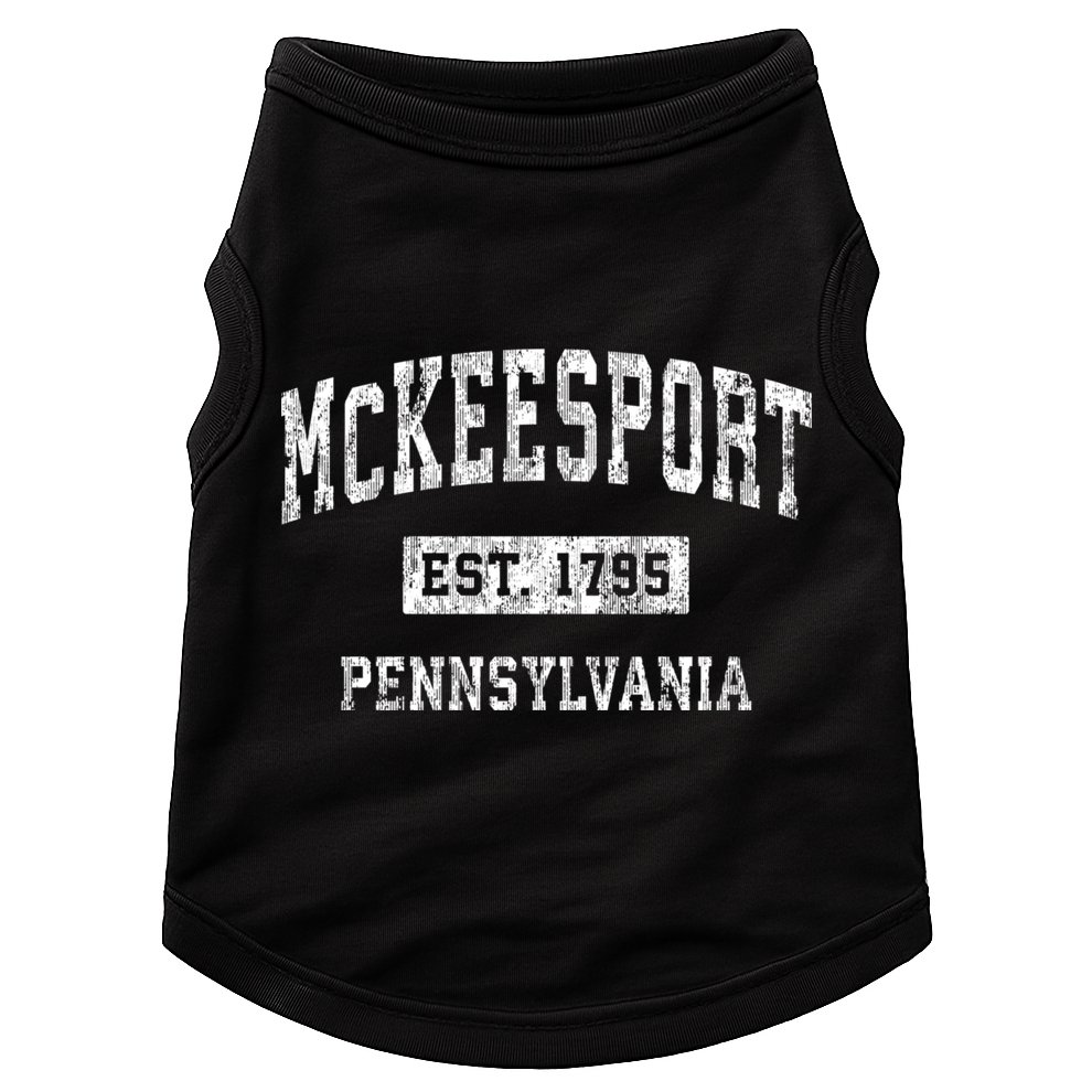Mckeesport Pennsylvania Pa Vintage Sports Doggie Tank