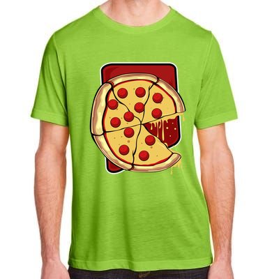 Missing Piece Pizza Slice Matching Couple Valentine's Day Gift Adult ChromaSoft Performance T-Shirt