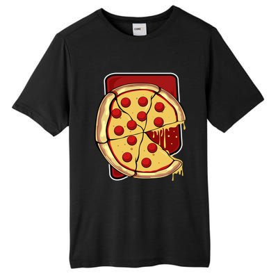 Missing Piece Pizza Slice Matching Couple Valentine's Day Gift Tall Fusion ChromaSoft Performance T-Shirt