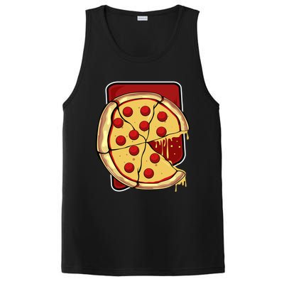 Missing Piece Pizza Slice Matching Couple Valentine's Day Gift PosiCharge Competitor Tank