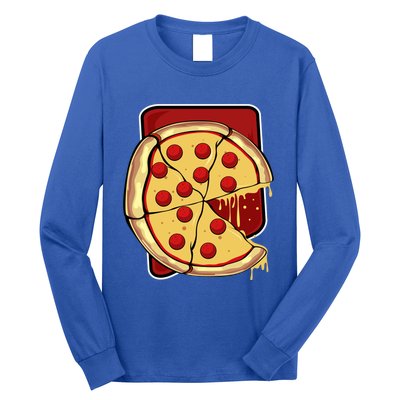 Missing Piece Pizza Slice Matching Couple Valentine's Day Gift Long Sleeve Shirt