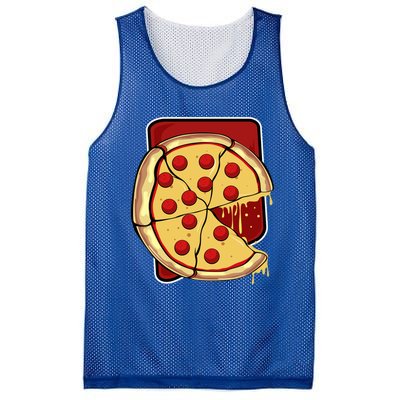 Missing Piece Pizza Slice Matching Couple Valentine's Day Gift Mesh Reversible Basketball Jersey Tank