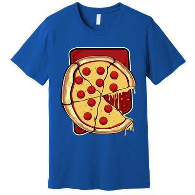 Missing Piece Pizza Slice Matching Couple Valentine's Day Gift Premium T-Shirt