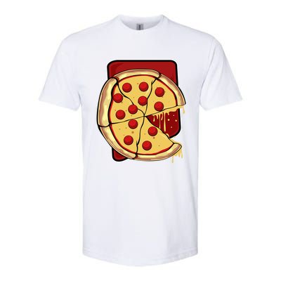 Missing Piece Pizza Slice Matching Couple Valentine's Day Gift Softstyle CVC T-Shirt