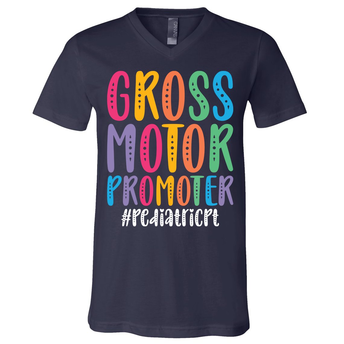 Motor Promoter Pediatric PT Pediatric Physical Therapy V-Neck T-Shirt