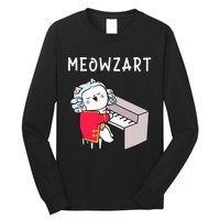 Meowzart Piano Player Pianist Classical Music Lover Long Sleeve Shirt