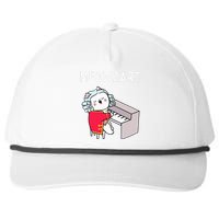 Meowzart Piano Player Pianist Classical Music Lover Snapback Five-Panel Rope Hat