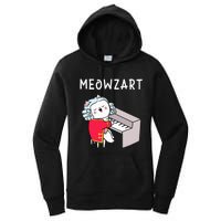 Meowzart Piano Player Pianist Classical Music Lover Women's Pullover Hoodie