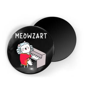 Meowzart Piano Player Pianist Classical Music Lover Magnet