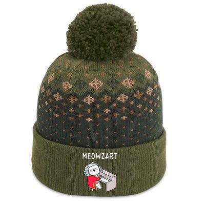 Meowzart Piano Player Pianist Classical Music Lover The Baniff Cuffed Pom Beanie