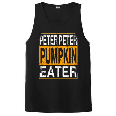 M.ens Peter Pumpkin Eater Halloween Funny Distressed PosiCharge Competitor Tank