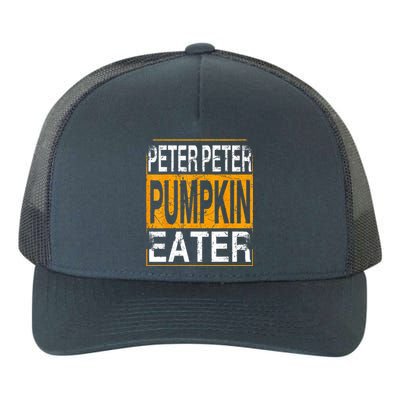 M.ens Peter Pumpkin Eater Halloween Funny Distressed Yupoong Adult 5-Panel Trucker Hat