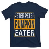 M.ens Peter Pumpkin Eater Halloween Funny Distressed T-Shirt