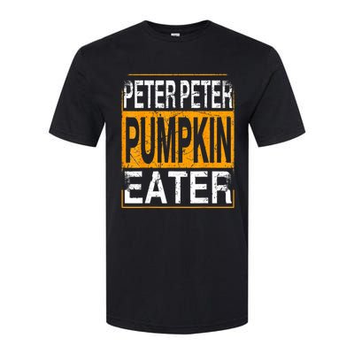 M.ens Peter Pumpkin Eater Halloween Funny Distressed Softstyle® CVC T-Shirt