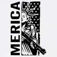 Merica Patriotic Pro Gun USA Liberty Lady 4th Of July Gun Bucket Hat
