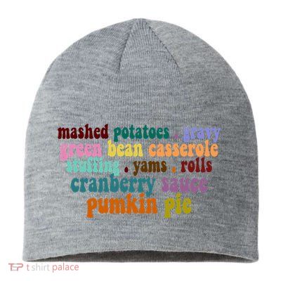 Mashed Potatoes Pumpkin Pie Holiday Food Lover Sustainable Beanie